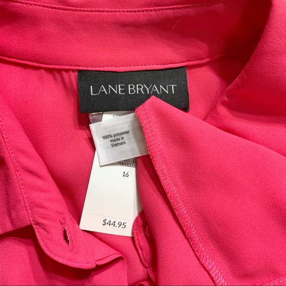 SOLD-NWT Lane Bryant Sleeveless Buttondown Blouse - Picture 6 of 7